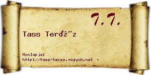 Tass Teréz névjegykártya